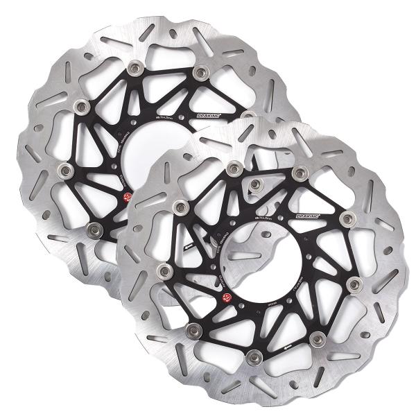 Coppia dischi freno anteriori Braking SK2 Honda CBR929RR 2000-2001