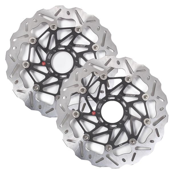 Coppia dischi freno anteriori Braking SK2 Honda CB1300 2001-2002