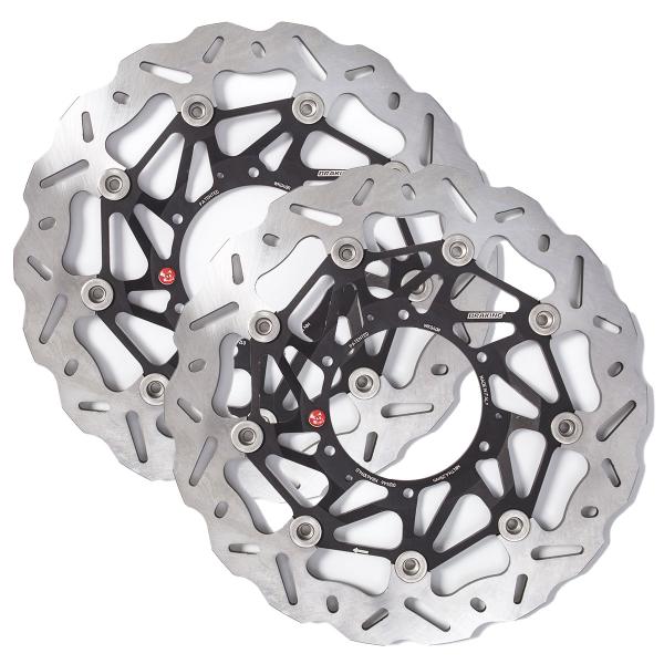 Coppia dischi freno anteriori Braking SK2 Honda CBR600F Sport 2001-2002