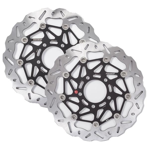 Coppia dischi freno anteriori Braking SK2 Suzuki GSXR600 2004-2005