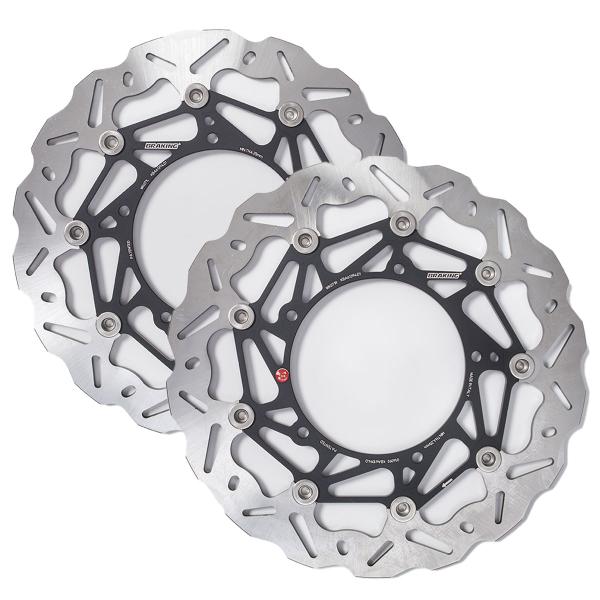 Braking SK2 front Pair of brake discs Yamaha YZF R1 2015-2022