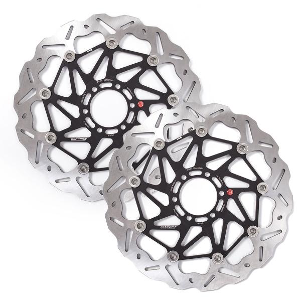 Coppia dischi freno anteriori Braking SK2 Aprilia RSV1000R 2001-2008