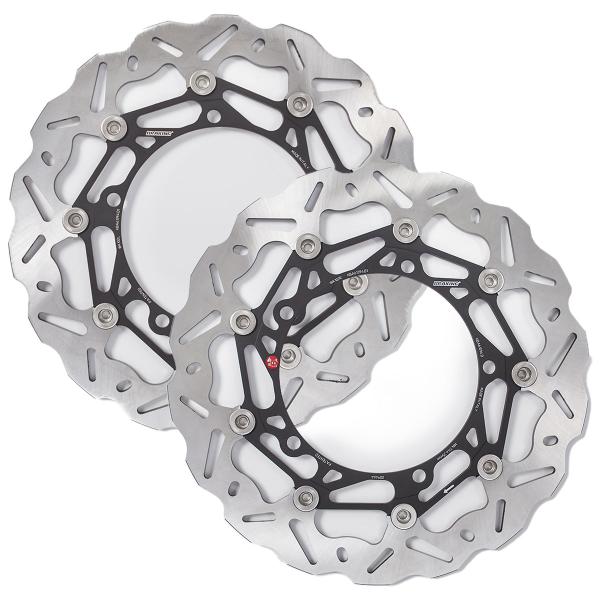 Coppia dischi freno anteriori Braking SK2 Triumph Speed Triple R 1050 2014