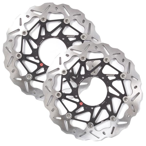 Coppia dischi freno anteriori Braking SK2 Honda VFR1200F 2010-2016