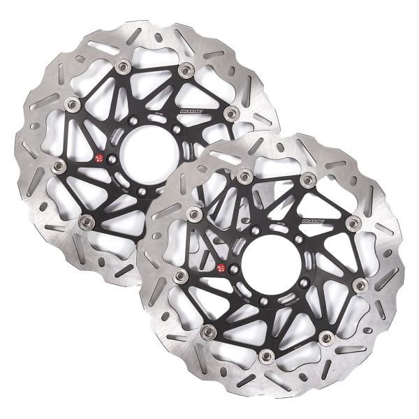 Coppia dischi freno anteriori Braking SK2 Ducati 848 2008-2010
