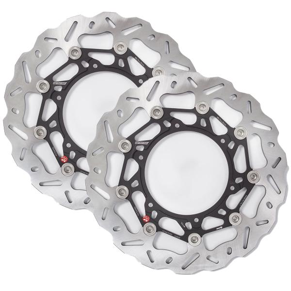 Coppia dischi freno anteriori Braking SK2 KTM LC8 Adventure ABS 990 2006-2012