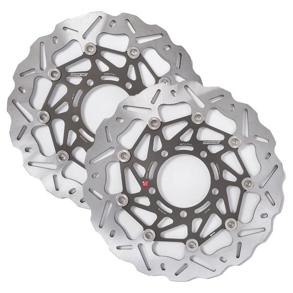 Coppia dischi freno anteriori Braking SK2 Triumph Street Triple R 675 2013-2016