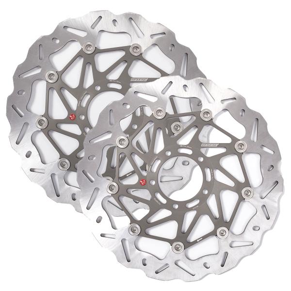 Coppia dischi freno anteriori Braking SK2 Ducati Multistrada 1260S ABS 2018-2020