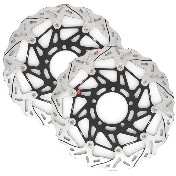 Coppia dischi freno anteriori Braking SK3 Triumph Thruxton RS 1200 2020-2023