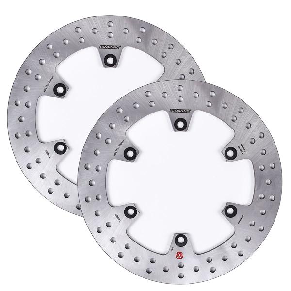 Coppia dischi freno anteriori Braking R-fix Yamaha FZ Genesis 750 1987-1988