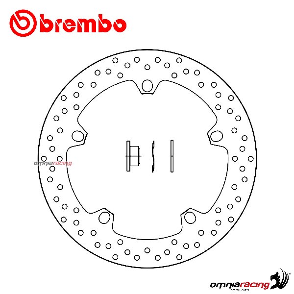 Brembo Serie Oro front fixed brake disc for BMW R1200GS 2008>2012