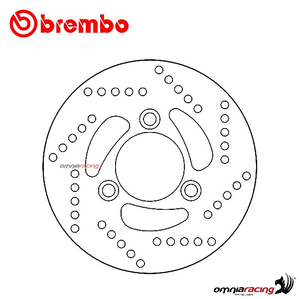 Disco freno Brembo Serie Oro anteriore fisso per Arctic Cat Alterra 90 2017>