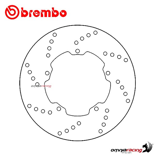 Disco freno Brembo Serie Oro anteriore fisso per Malaguti Centro 50SL 1994>2000