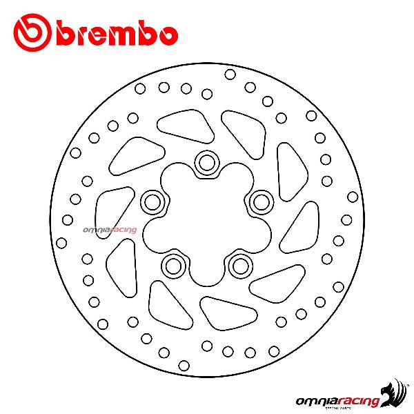 Disco freno Brembo Serie Oro anteriore fisso per Kymco 125XL Movie 2001>2009