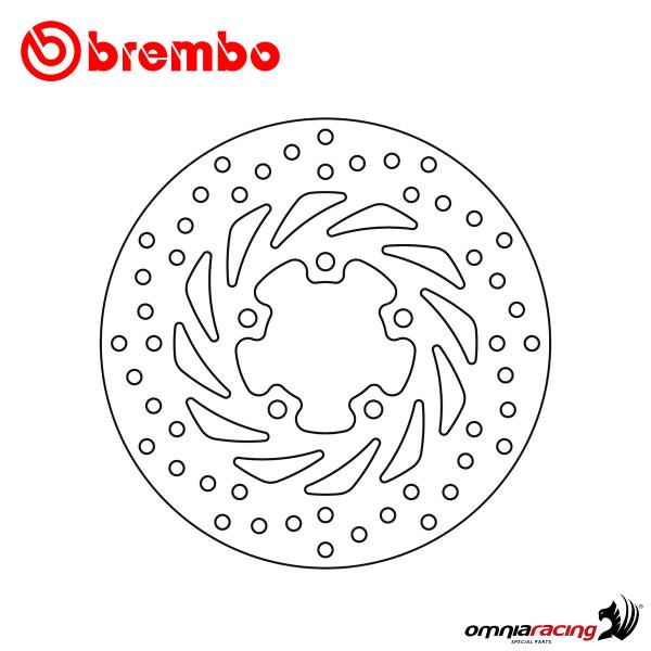 Disco freno Brembo Serie Oro anteriore fisso per Aprilia Scarabeo 100 2000>