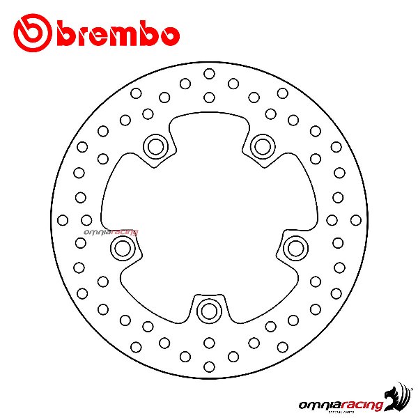 Disco freno Brembo Serie Oro posteriore fisso per Tgb X-Motion 300 2010>2017