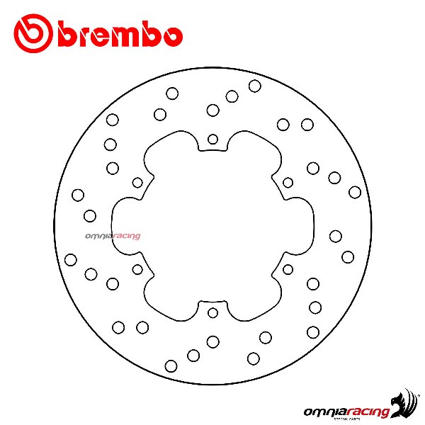 Disco freno Brembo Serie Oro posteriore fisso per Gilera Runner 125VX/ST 2008>2013