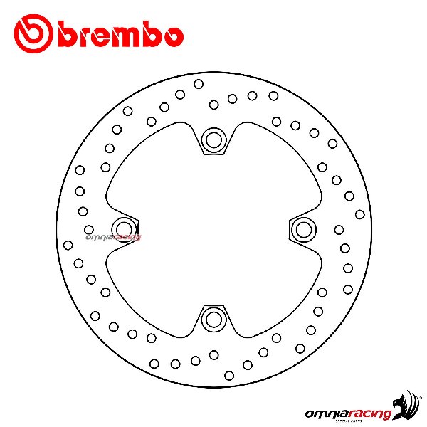 Disco freno Brembo Serie Oro anteriore fisso per Honda Dylan 125 2000>2007