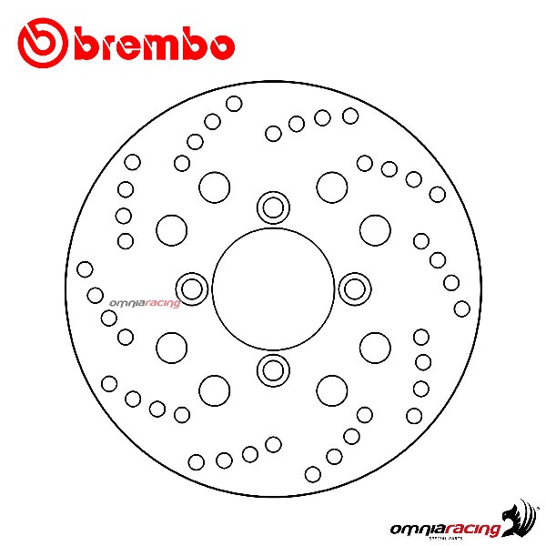 Disco freno Brembo Serie Oro posteriore fisso per Suzuki UH125 Burgman 2002>2006