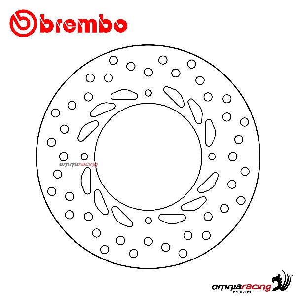 Brembo Serie Oro rear fixed brake disc for Honda NX650 Dominator 1992>2002