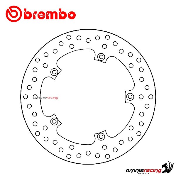 Disco freno Brembo Serie Oro posteriore fisso per Peugeot Satelis 250 2006>2012