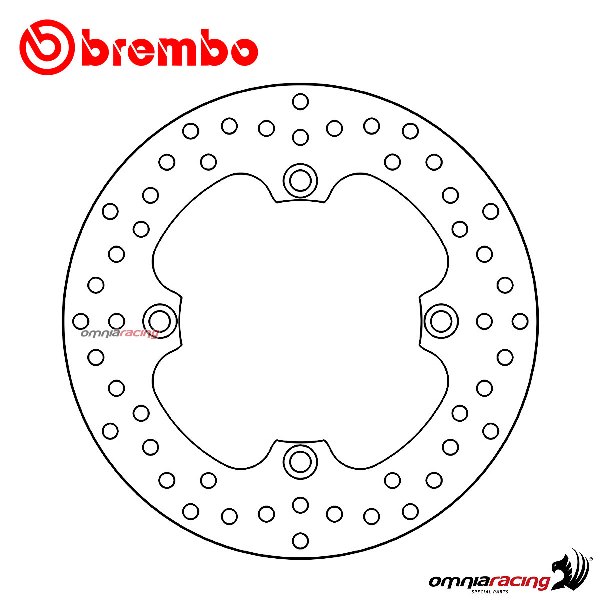 Brembo Serie Oro rear fixed brake disc for Swm RS650R 2016>2018