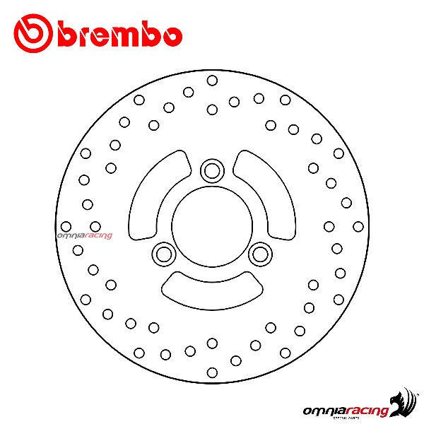 Disco freno Brembo Serie Oro anteriore fisso per Kymco Looker 125S 2007>2008