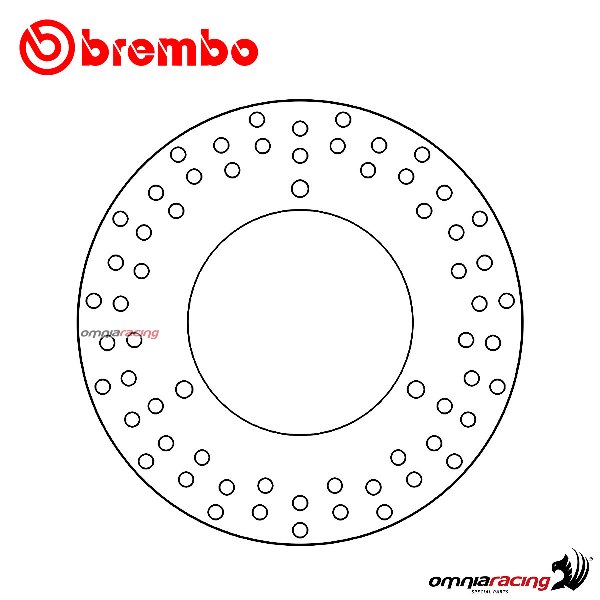 Disco freno Brembo Serie Oro posteriore fisso per Mbk Skyliner 250 2000>2004