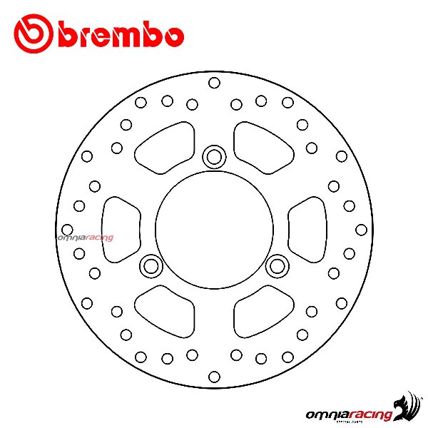 Disco freno Brembo Serie Oro anteriore fisso per Suzuki UE150CT 2001>