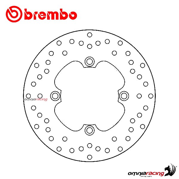Brembo Serie Oro rear fixed brake disc for Buell S3 Thunderbolt 1200 1997>2002