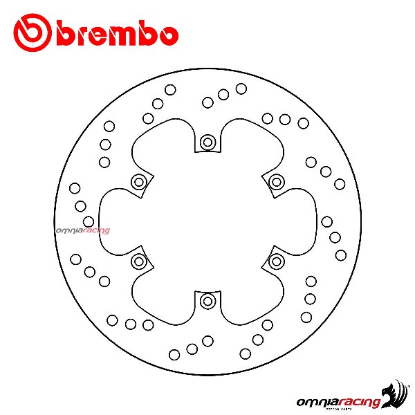 Disco freno Brembo Serie Oro posteriore fisso per Royal Enfield Himalayan 400 ABS 2017>