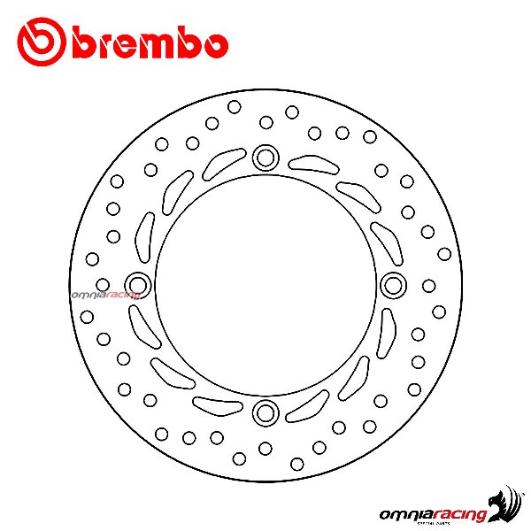 Brembo Serie Oro front fixed brake disc for Honda XL650V Transalp 2000>2007