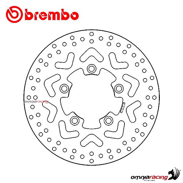 Disco freno Brembo Serie Oro anteriore fisso per Kymco Agility 125 2008>2015