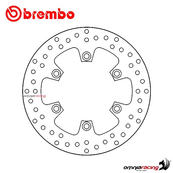 Brembo Serie Oro front fixed brake disc for Suzuki AN400 Burgman 1999>2002