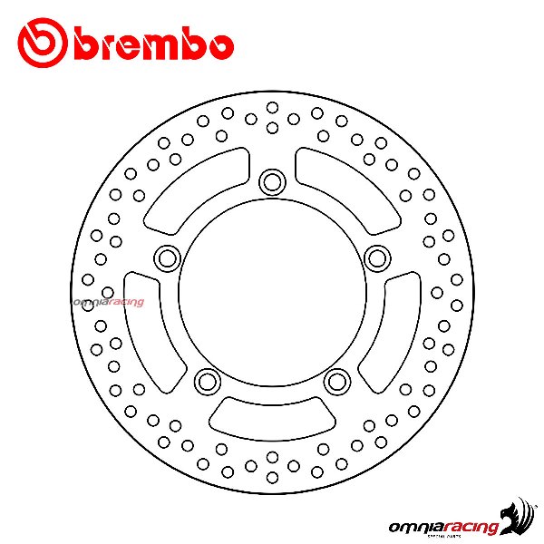 Brembo Serie Oro front fixed brake disc for Suzuki AN400 Burgman 2003>2006