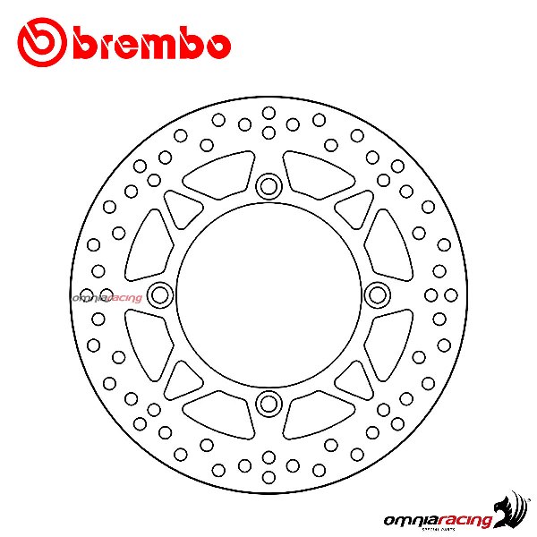 Disco freno Brembo Serie Oro anteriore fisso per Suzuki AN650 Burgman 2002>2003