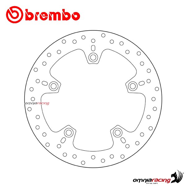 Brembo Serie Oro rear fixed brake disc for BMW F800GS 2008>2018