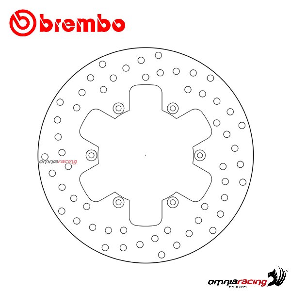 Brembo Serie Oro front fixed brake disc for Yamaha TT600E 1994>2001