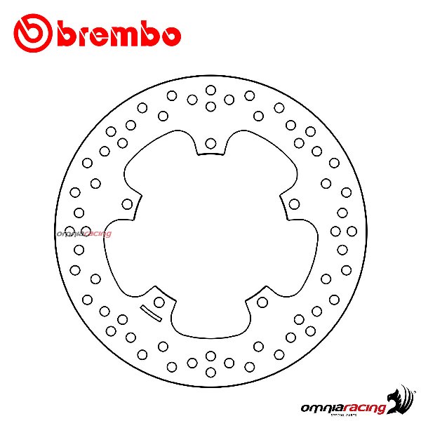 Brembo Serie Oro front fixed brake disc for Yamaha Majesty 400/ABS 2005>2013