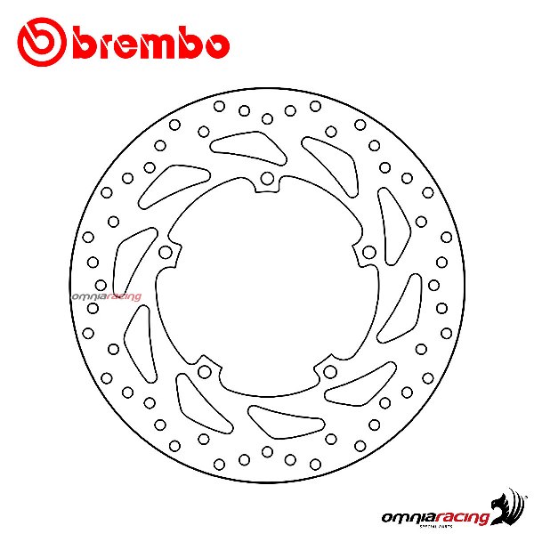 Disco freno Brembo Serie Oro anteriore fisso per Mbk Kilibre 300 2003>2004