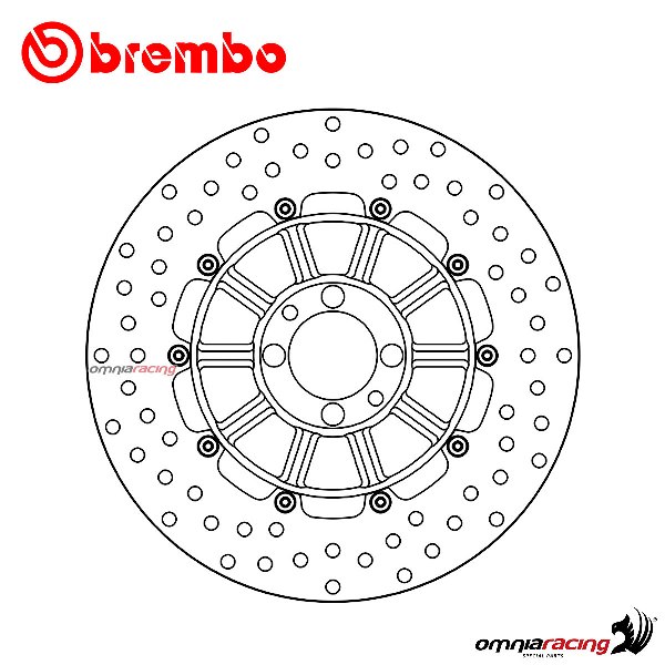 Disco freno Brembo Serie Oro posteriore fisso per BMW R1100RS 1992>2001