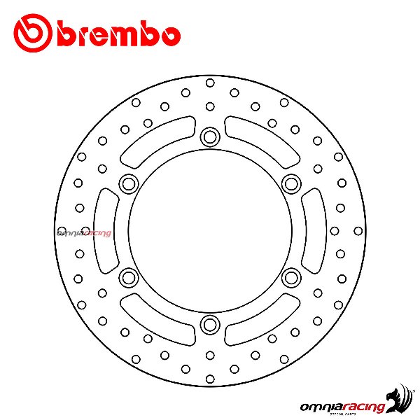 Brembo Serie Oro front fixed brake disc for Honda VF750S Sabre 1982>