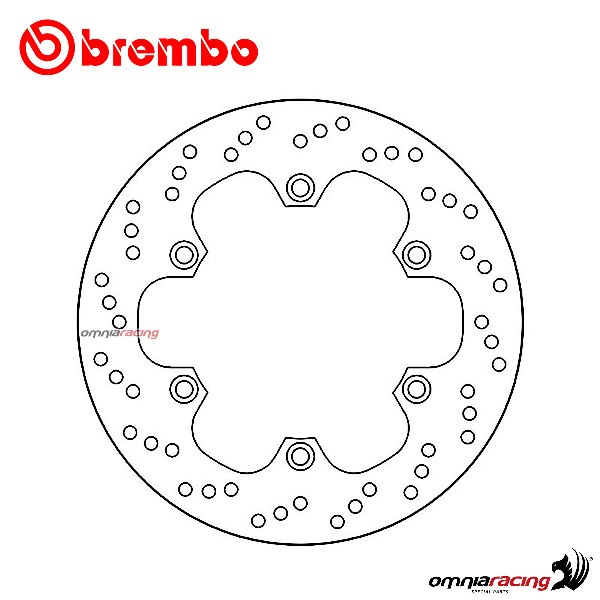 Brembo Serie Oro front fixed brake disc for Honda XL600V Transalp 1987>1996