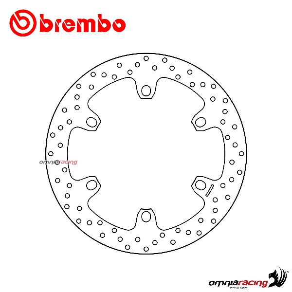 Brembo Serie Oro front fixed brake disc for Ducati Multistrada 1000DS/S 2003>2006
