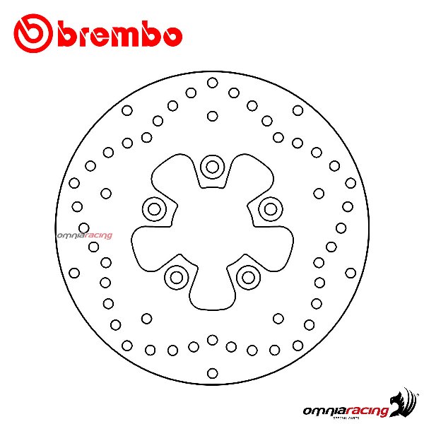 Disco freno Brembo Serie Oro anteriore fisso per Sym Symphony 125S 2010>2015