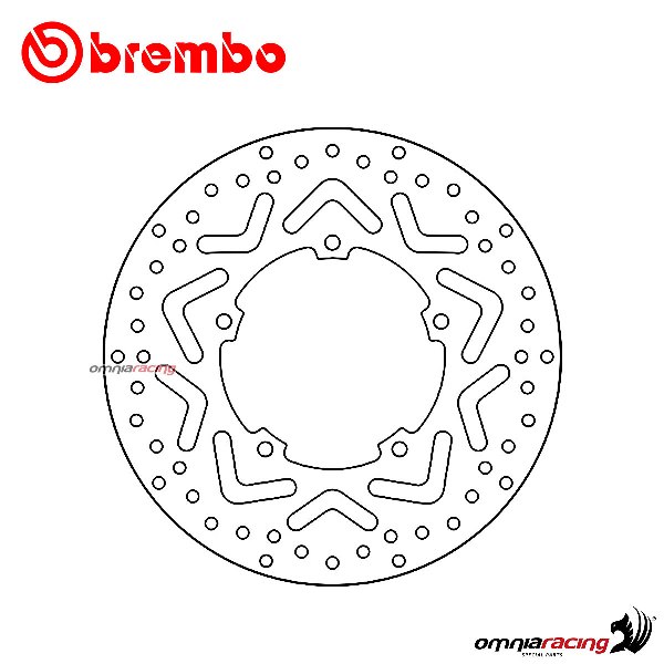 Disco freno Brembo Serie Oro anteriore fisso per Yamaha Xenter 150 2012>2016