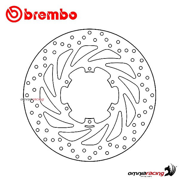 Brembo Serie Oro front fixed brake disc for BMW F800GS 2008>2018