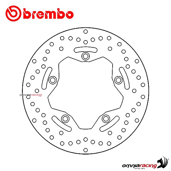 Disco freno Brembo Serie Oro anteriore fisso per Sym Maxsym 400I 2011>2016