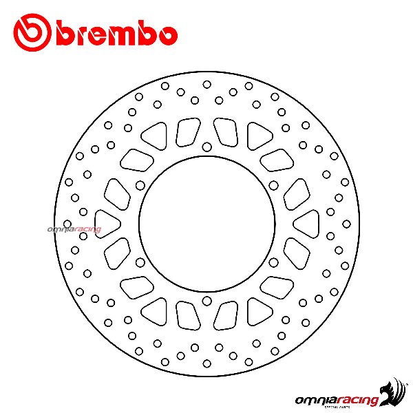 Disco freno Brembo Serie Oro anteriore fisso per Yamaha SR400 2014>2016