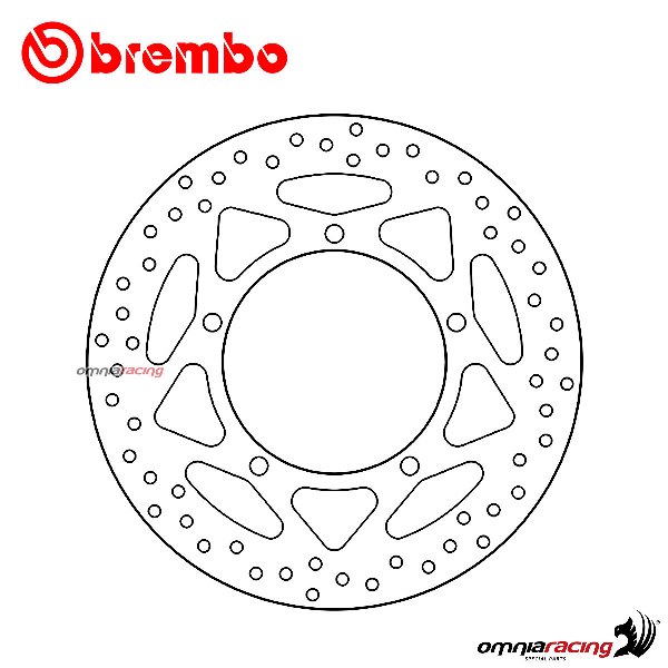 Disco freno Brembo Serie Oro anteriore fisso per Triumph Bonneville 865EFI 2009>2016